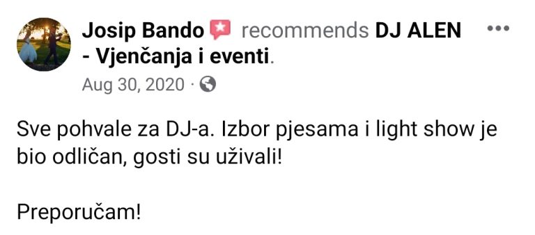 tražite DJ za vjenčanja Zagreb Osijek event DJ