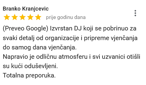 tražite DJ za vjenčanja Zagreb Osijek event DJ