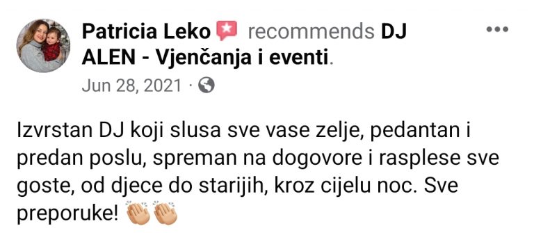 tražite DJ za vjenčanja Zagreb Osijek event DJ