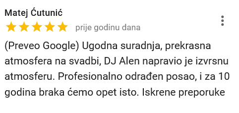 tražite DJ za vjenčanja Zagreb Osijek event DJ