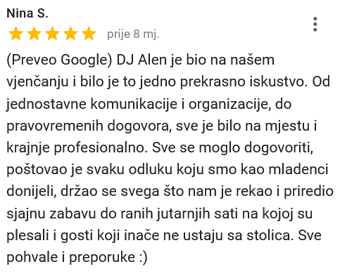 tražite DJ za vjenčanja Zagreb Osijek event DJ