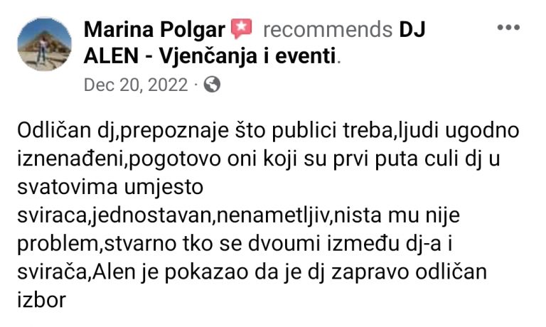 tražite DJ za vjenčanja Zagreb Osijek event DJ