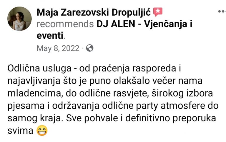 tražite DJ za vjenčanja Zagreb Osijek event DJ