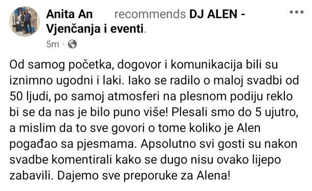 tražite DJ za svadbe Zagreb Osijek
