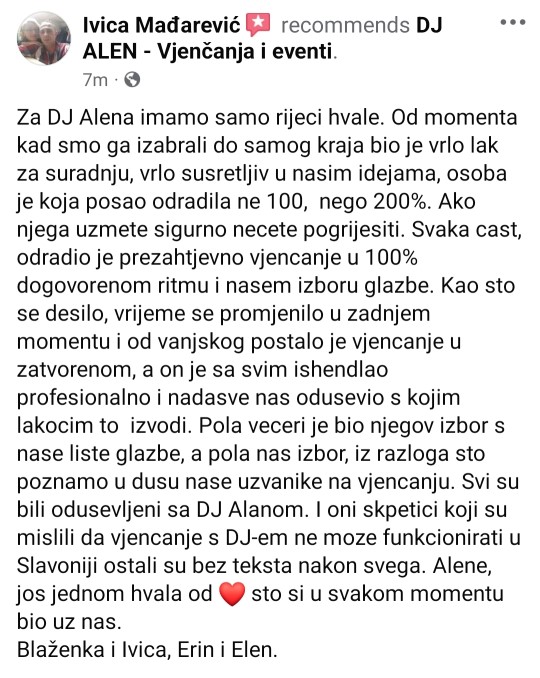 tražite DJ za svadbe Zagreb Osijek